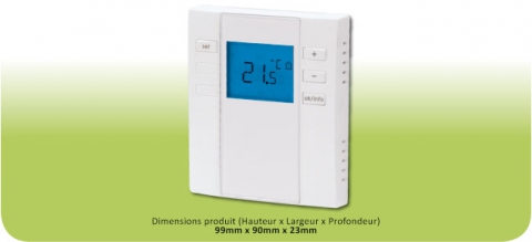 Thermostat d'ambiance radio avec boost